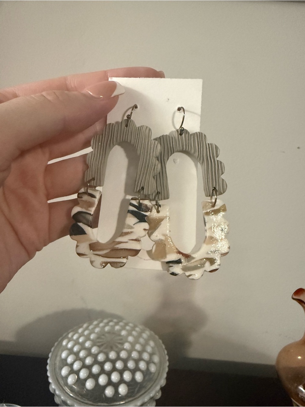 Clay earrings